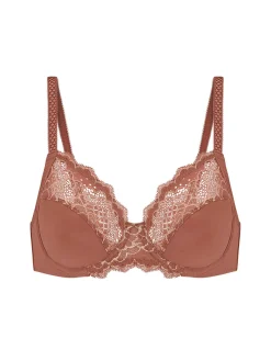 Soutien-gorge avec armatures emboîtant - Brun coco
