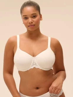 Soutien-gorge avec armatures moulé rigide - Naturel