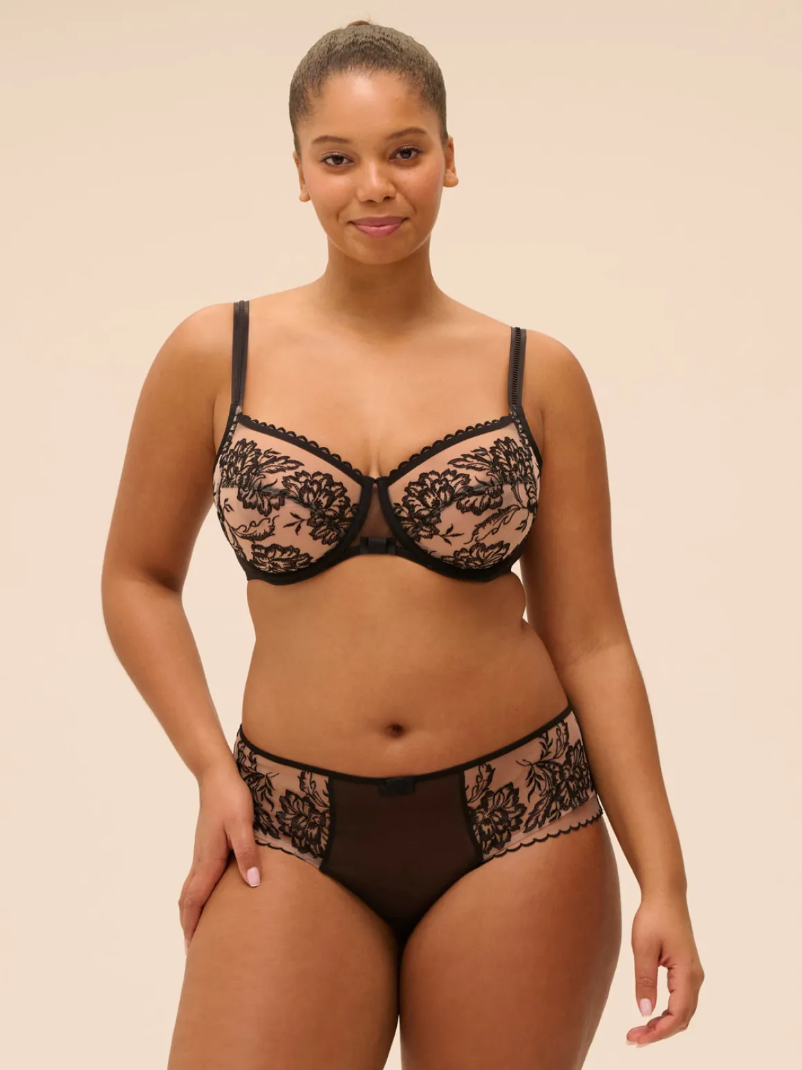 Soutien-gorge avec armatures décolleté carré - Light Tatoo