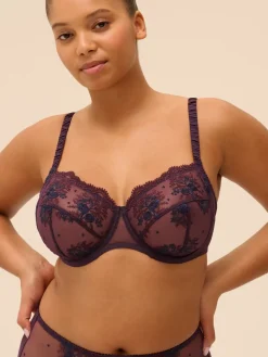 Soutien-gorge avec armatures emboitant - Figue