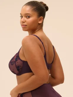 Soutien-gorge avec armatures emboitant - Figue