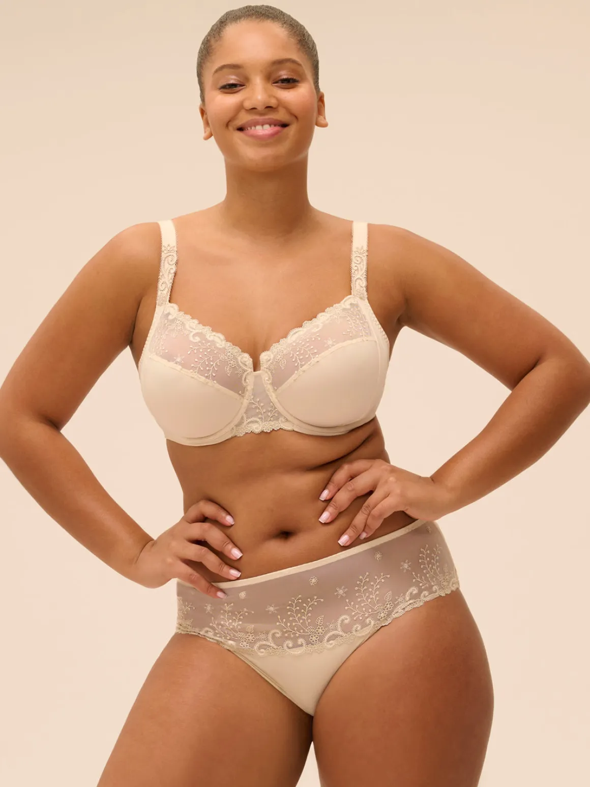 Soutien-gorge avec armatures emboitant - Beige Topaze