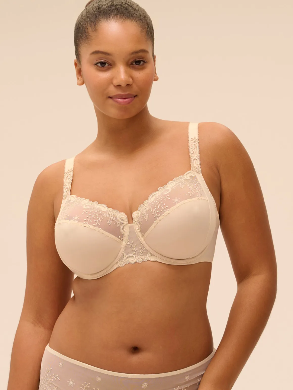Soutien-gorge avec armatures emboitant - Beige Topaze