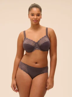 Soutien-gorge avec armatures emboitant - Gris Graphite