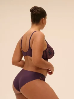 Soutien-gorge avec armatures décolleté plongeant - Figue