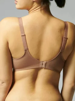 Soutien-gorge avec armatures moulé rigide - Brun coco