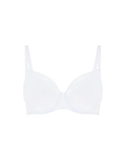 Soutien-gorge avec armatures moulé décolleté plongeant - Blanc