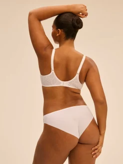 Soutien-gorge avec armatures moulé décolleté plongeant - Blanc