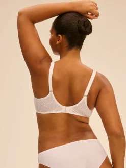 Soutien-gorge avec armatures moulé décolleté plongeant - Blanc