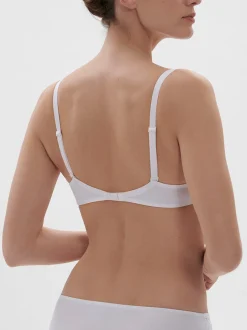 Soutien-gorge avec armatures décolleté plongeant - Blanc
