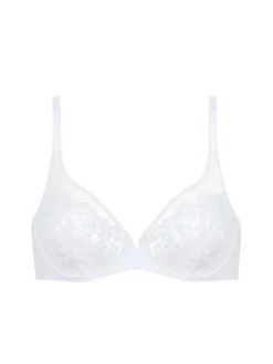 Soutien-gorge avec armatures décolleté plongeant - Blanc