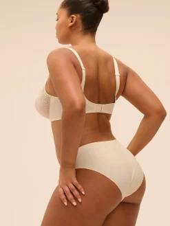Soutien-gorge avec armatures décolleté plongeant - Beige Topaze