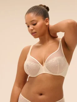 Soutien-gorge avec armatures décolleté plongeant - Beige Topaze