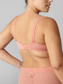Soutien-gorge avec armatures décolleté plongeant - Rose Ginger