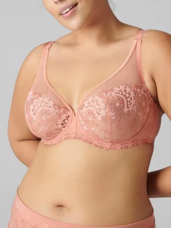 Soutien-gorge avec armatures décolleté plongeant - Rose Ginger