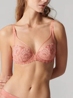Soutien-gorge avec armatures décolleté plongeant - Rose Ginger