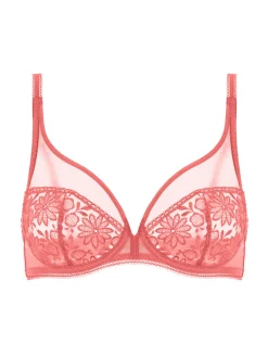 Soutien-gorge avec armatures décolleté plongeant - Rose Texas
