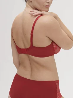 Soutien-gorge avec armatures décolleté plongeant - Lipstick