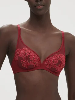 Soutien-gorge avec armatures décolleté plongeant - Lipstick