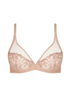 Soutien-gorge avec armatures décolleté plongeant - Peau