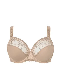 Soutien-gorge avec armatures emboitant - Peau
