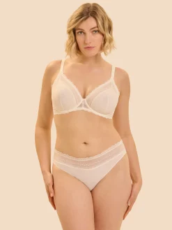 Soutien-gorge avec armatures décolleté - Naturel