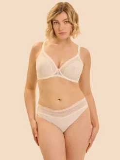 Soutien-gorge avec armatures décolleté - Naturel