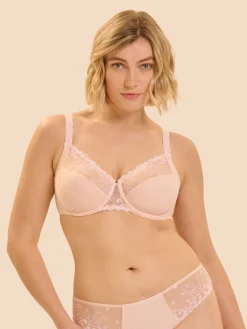 Soutien-gorge avec armatures emboitant - Poudre