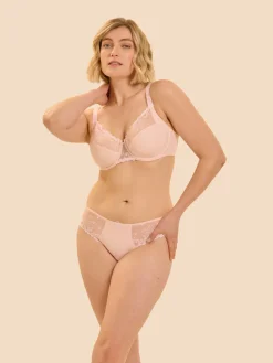 Soutien-gorge avec armatures emboitant - Poudre