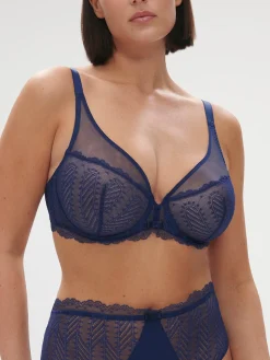 Soutien-gorge avec armatures décolleté plongeant - Midnight
