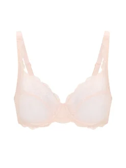Soutien-gorge avec armatures decollete carre - Rose sakura