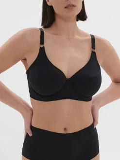 Soutien-gorge avec armatures décolleté - Noir