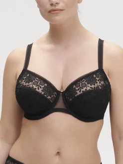 Soutien-gorge avec armatures emboitant - Noir