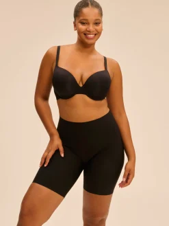 Soutien-gorge coque emboitante décolleté plongeant - Noir