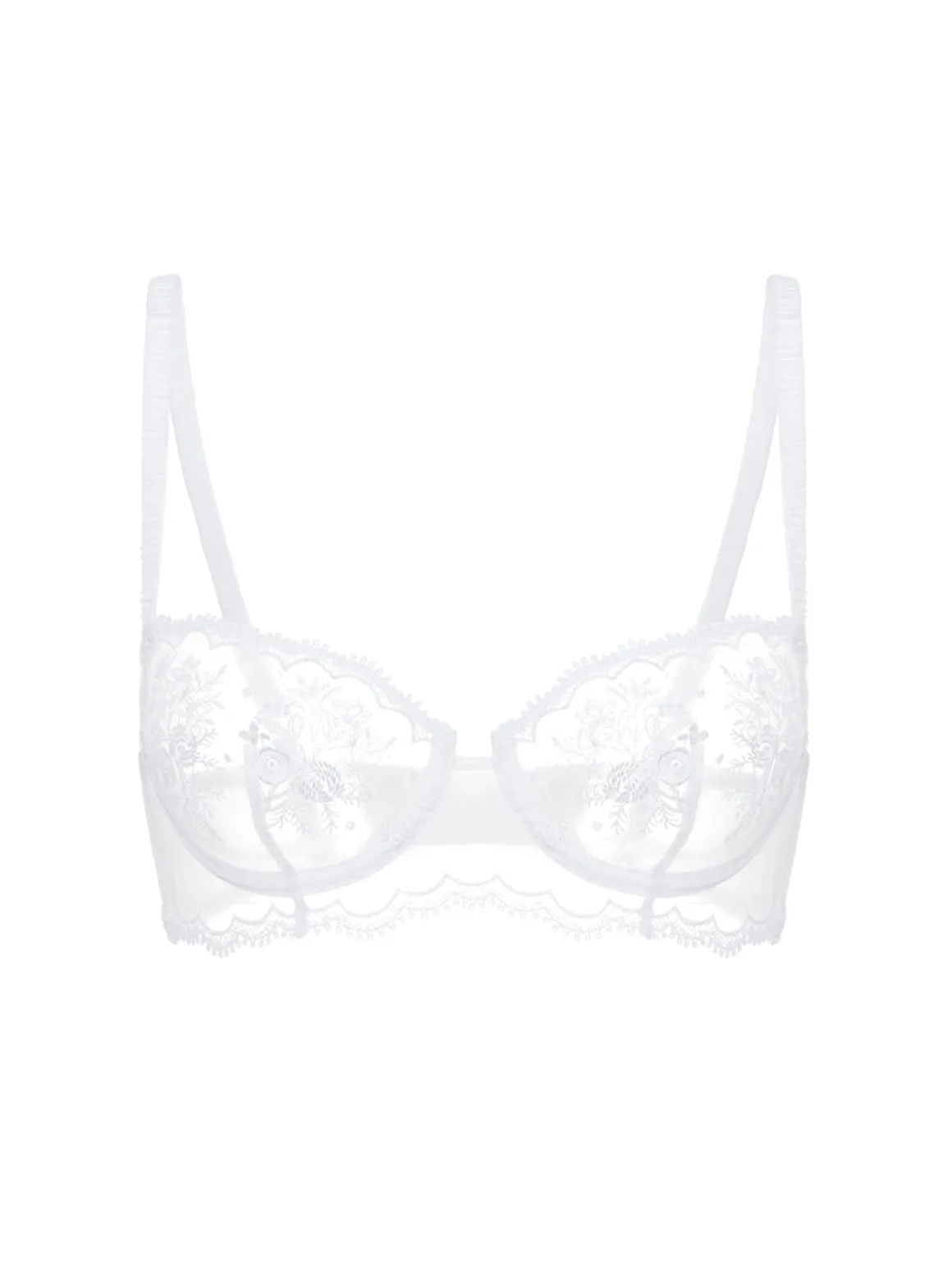 Soutien-gorge corbeille - Blanc
