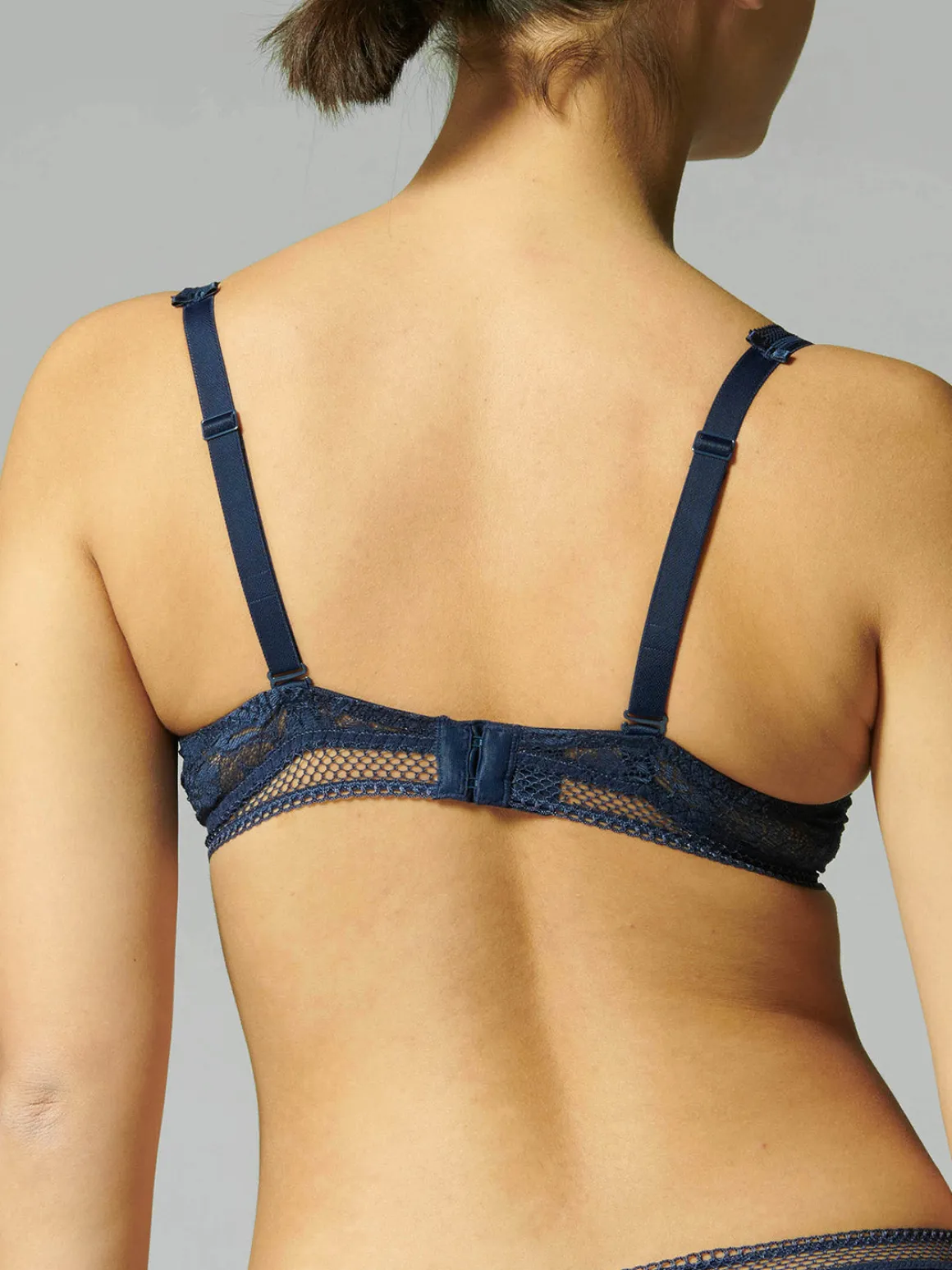 Soutien-gorge corbeille - Bleu Nuit
