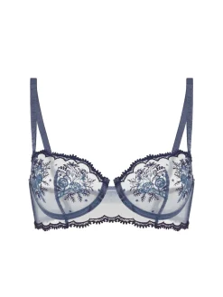 Soutien-gorge corbeille - Bleu Cendre