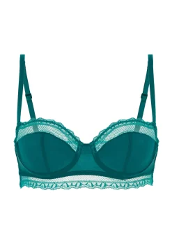 Soutien-gorge corbeille - Bleu Pavo