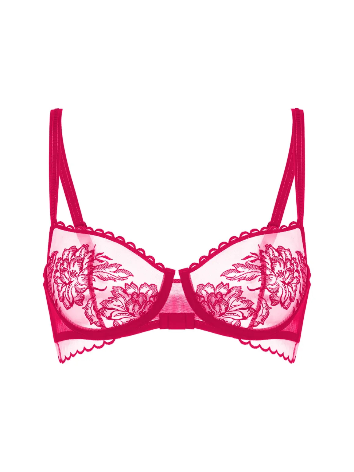 Soutien-gorge corbeille - Cranberry