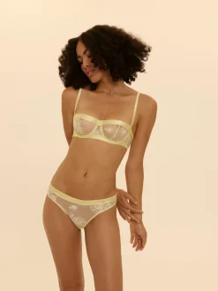 Soutien-gorge corbeille - Jaune Limonade