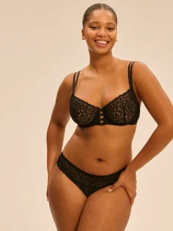 Soutien-gorge corbeille - Noir