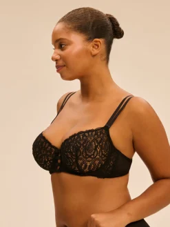 Soutien-gorge corbeille - Noir