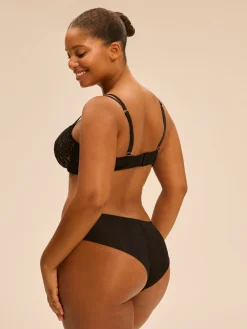 Soutien-gorge corbeille - Noir