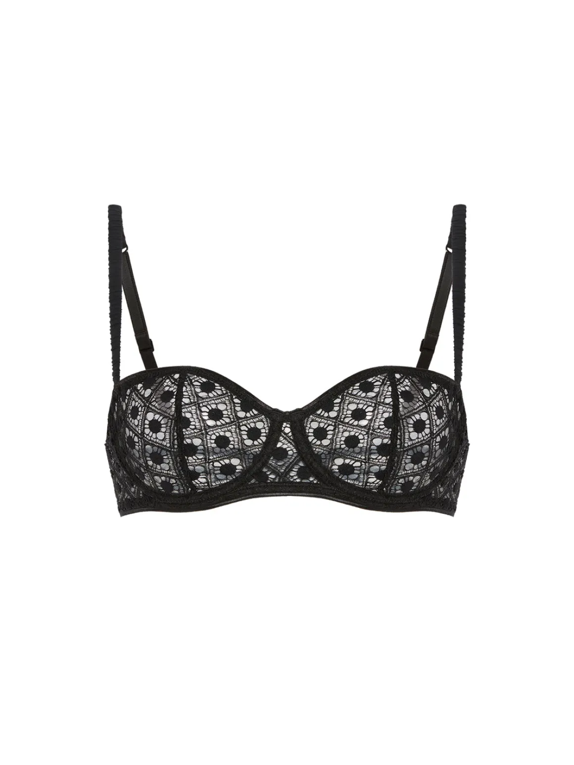 Soutien-gorge corbeille - Noir