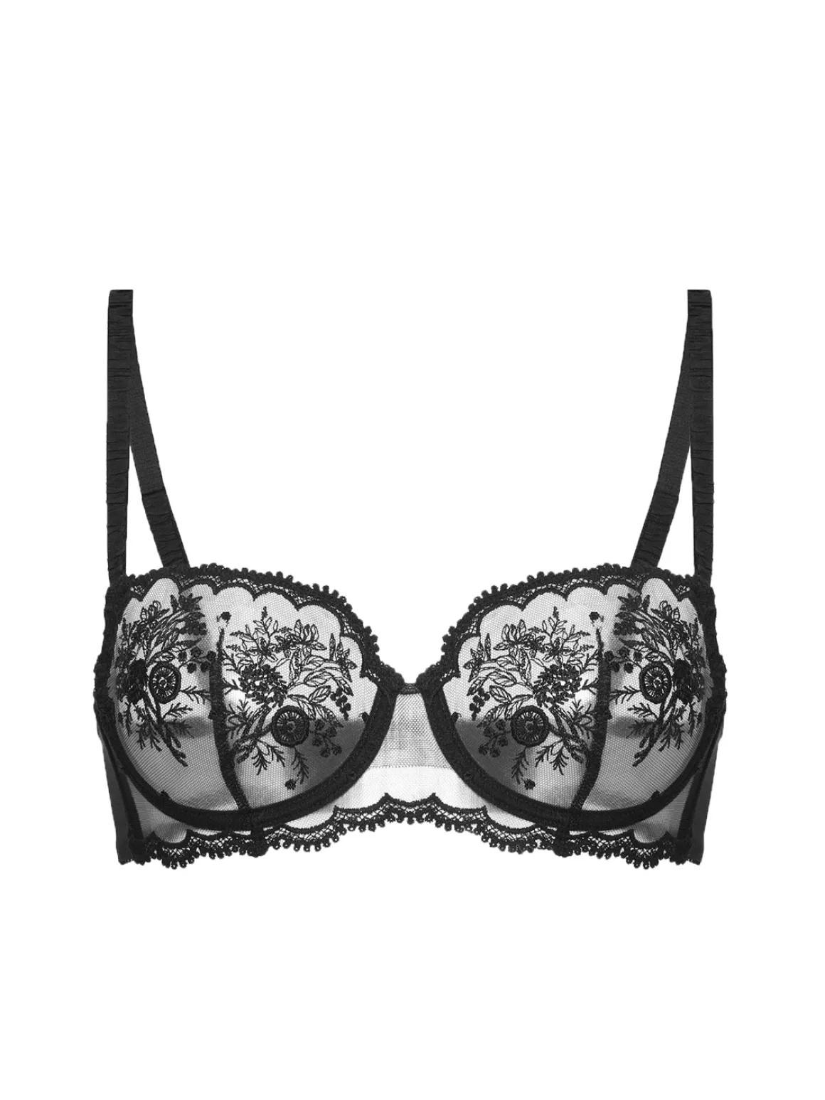 Soutien-gorge corbeille - Noir