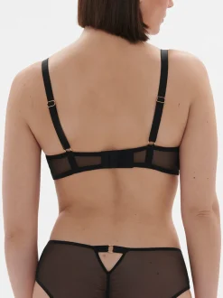 Soutien-gorge corbeille - Noir
