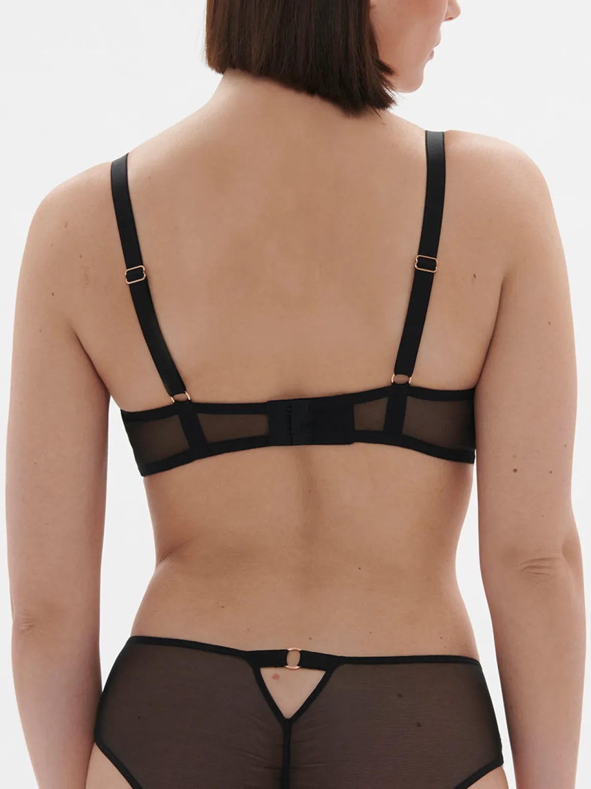 Soutien-gorge corbeille - Noir