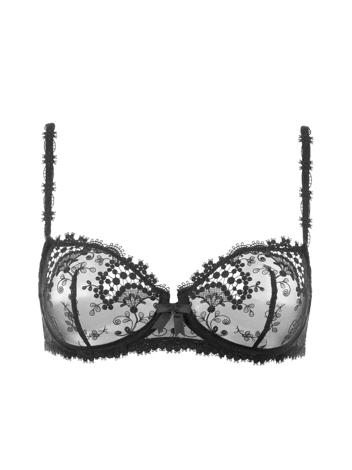 Soutien-gorge corbeille - Noir