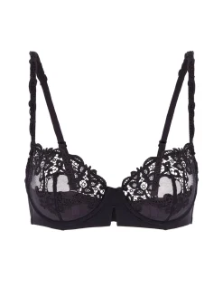Soutien-gorge corbeille - Noir/Noir