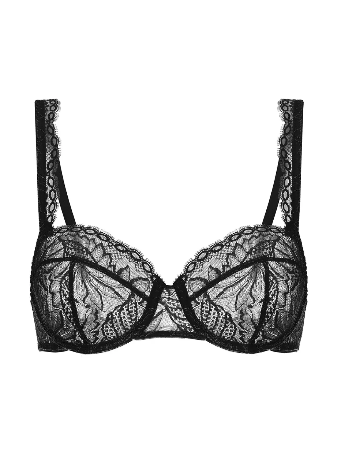 Soutien-gorge corbeille - Noir